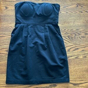 Forever 21 little black dress. Strapless mini dress. Size small